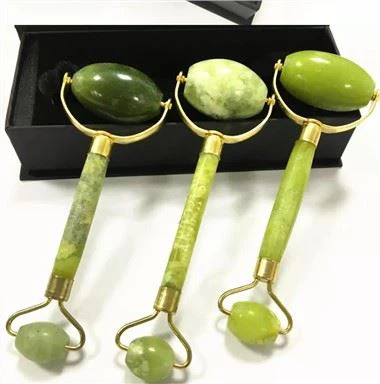 Kap Big Double Head Green Jade Roller Massager