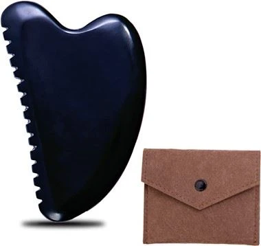 Qalb Moxt Bian Stone Gua Sha Għodda tal-Massage Brix