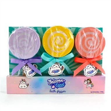 Sett tal-bomba tal-banju b'forma ta 'lollipop