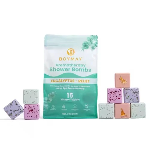 6 Packs Body Restore Shower Bombs Tablets Aromatherapy Shower Steamer