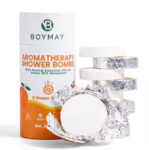 6 Packs Body Restore Shower Bombs Tablets Aromatherapy Shower Steamer