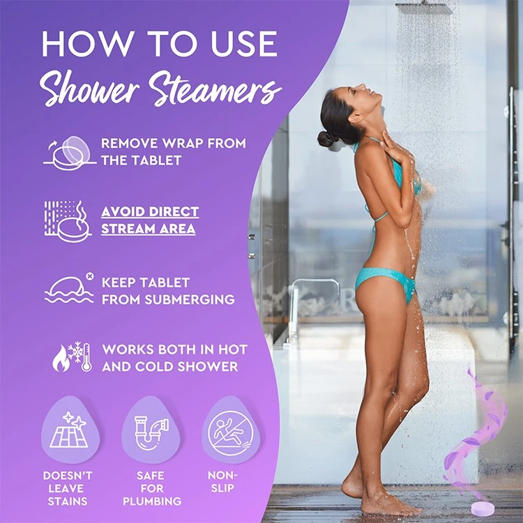 how to use a shower steamer how to use a shower steamer